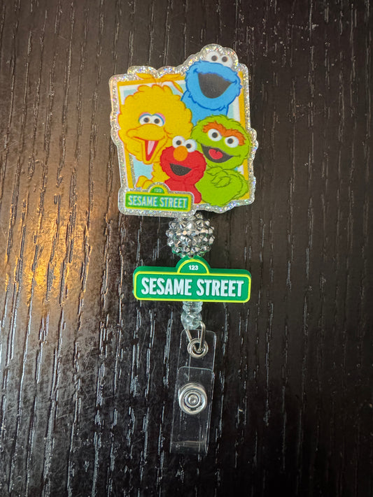 Sesame Street badge reel