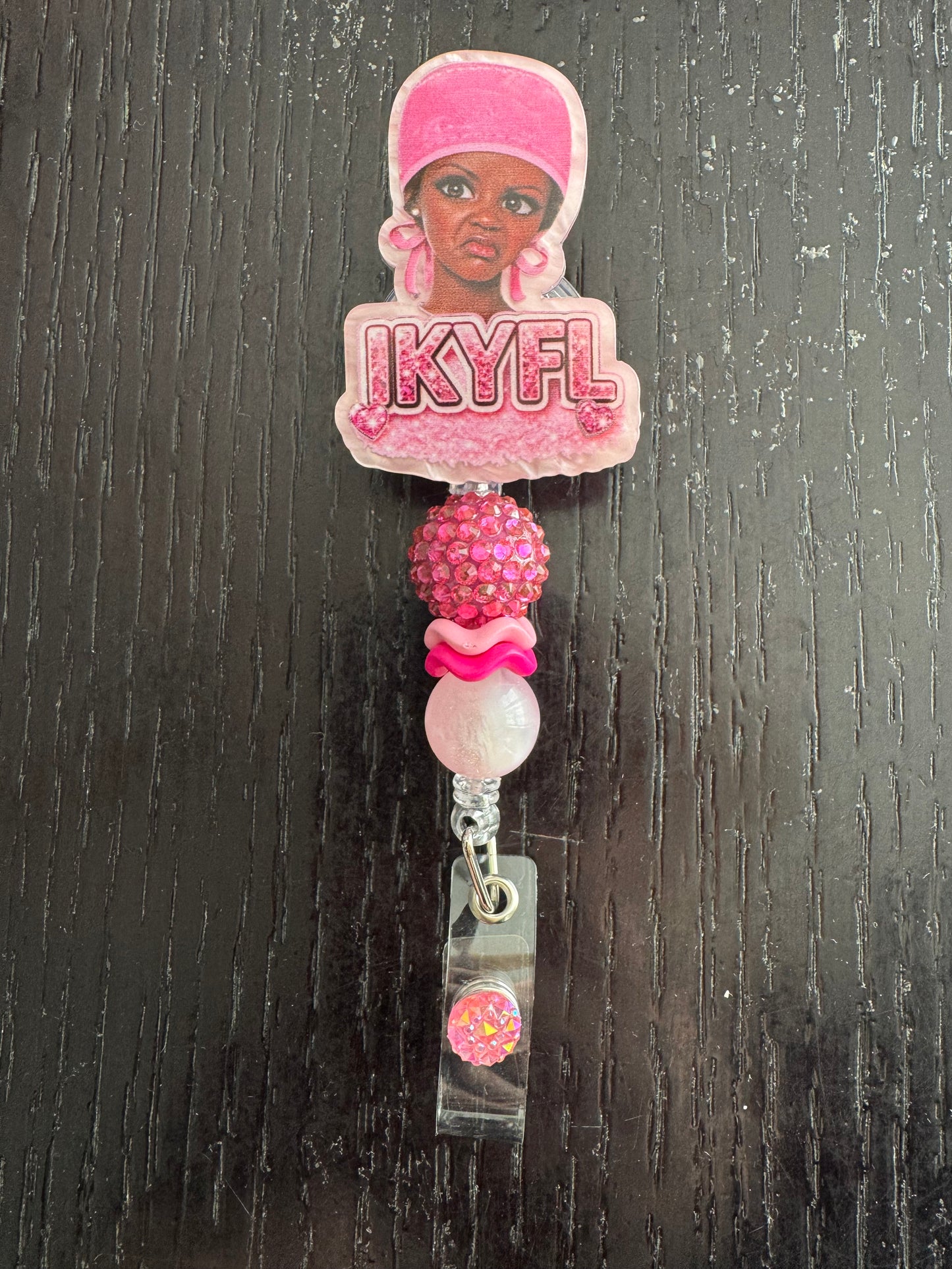 Barbie IKYFL badge reel