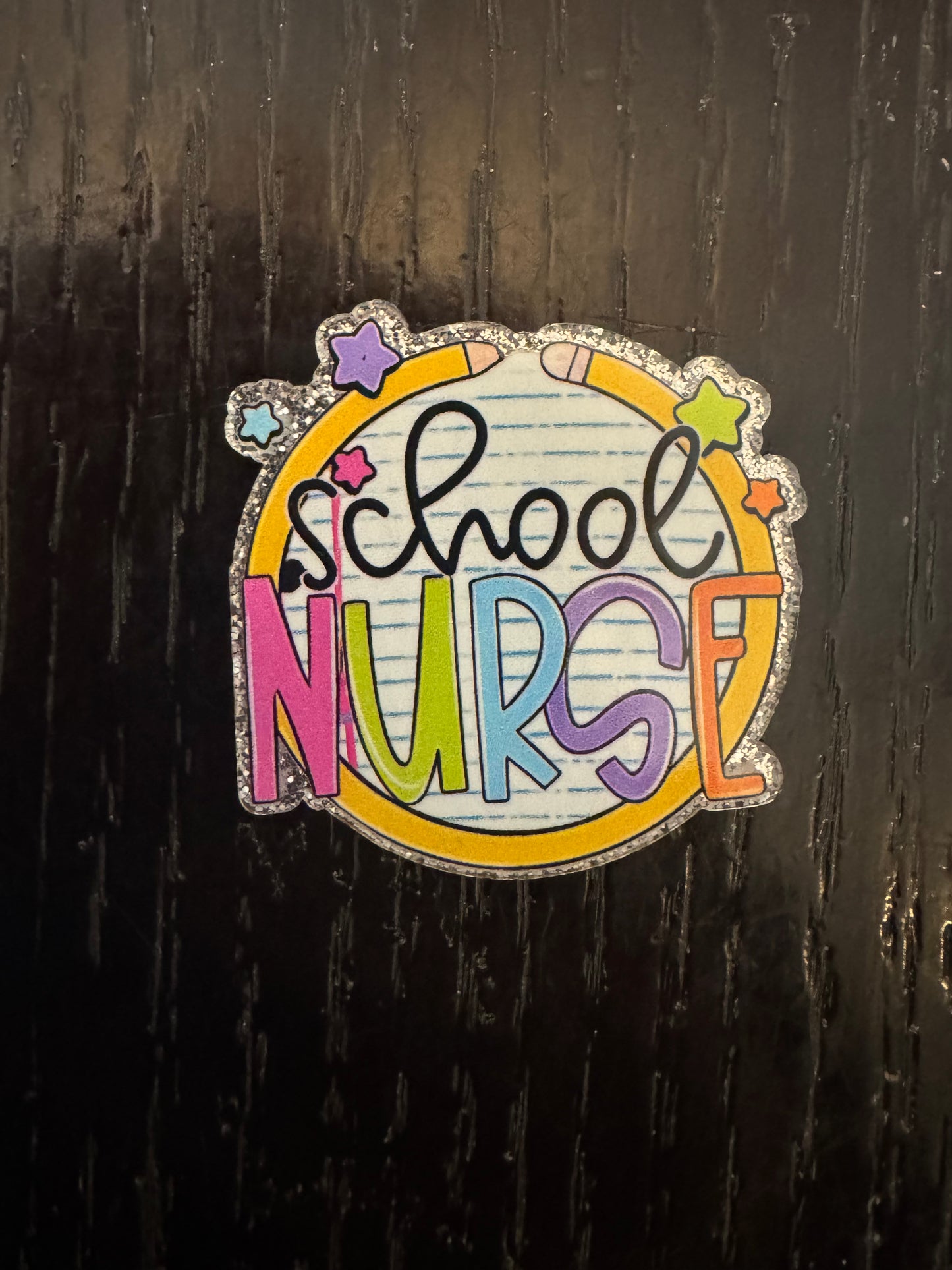 School nurse badge reel