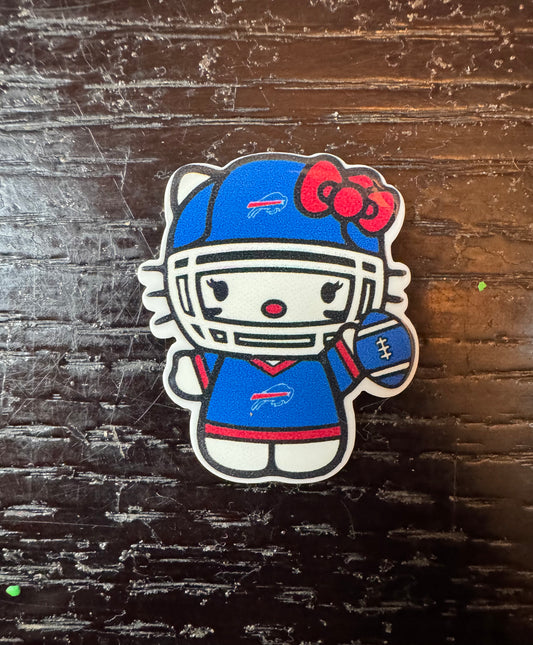 Buffalo Bills Hello Kitty badge reel