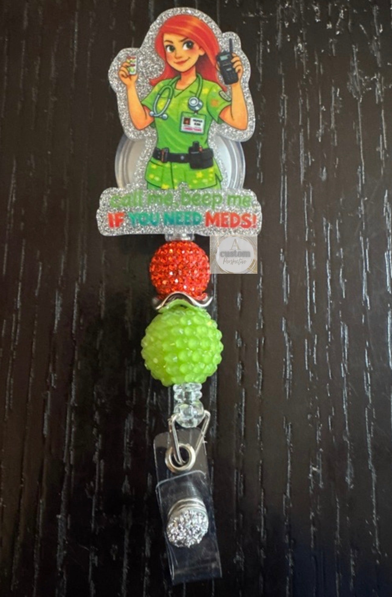 Kim Possible Nurse badge reel