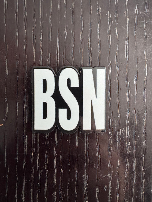 BSN (no glitter) badge reel