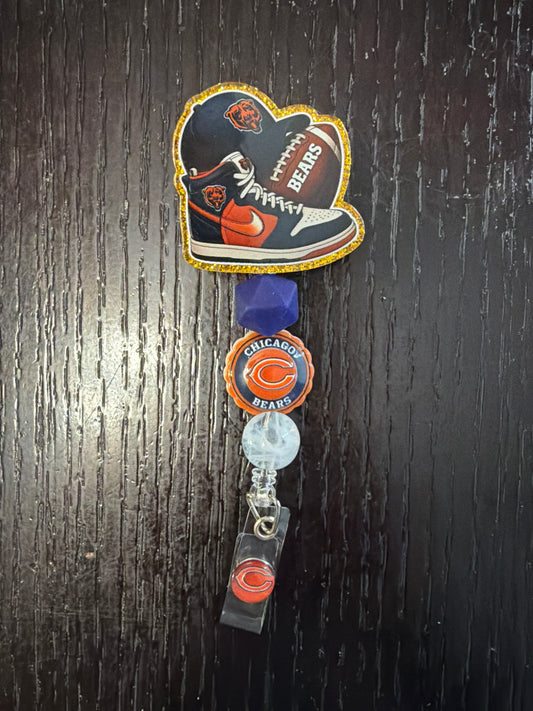 Bears badge reel