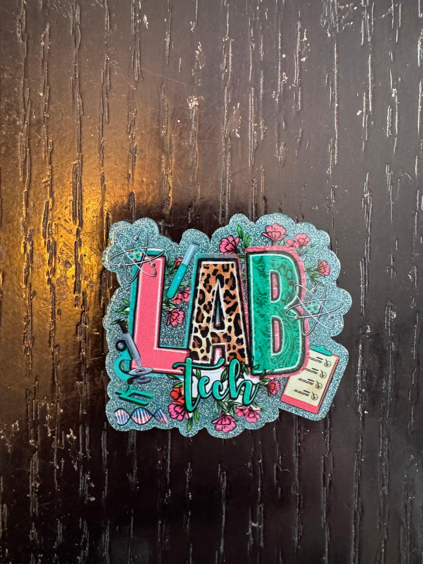 Lab tech badge reel