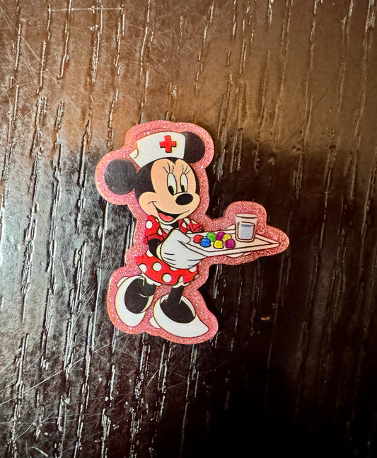 Minnie Nurse badge reel