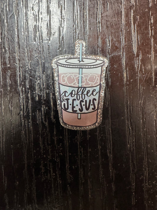 Coffee & Jesus badge reel