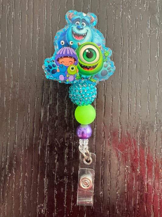 Monsters inc badge reel