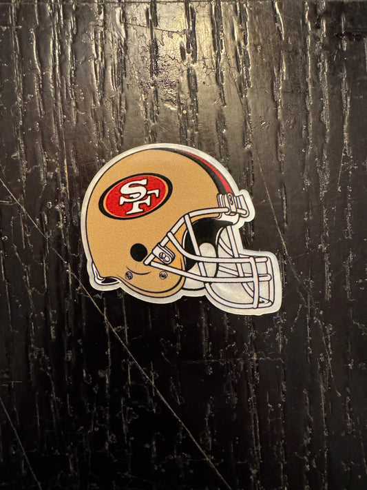 49ers helmet badge reel
