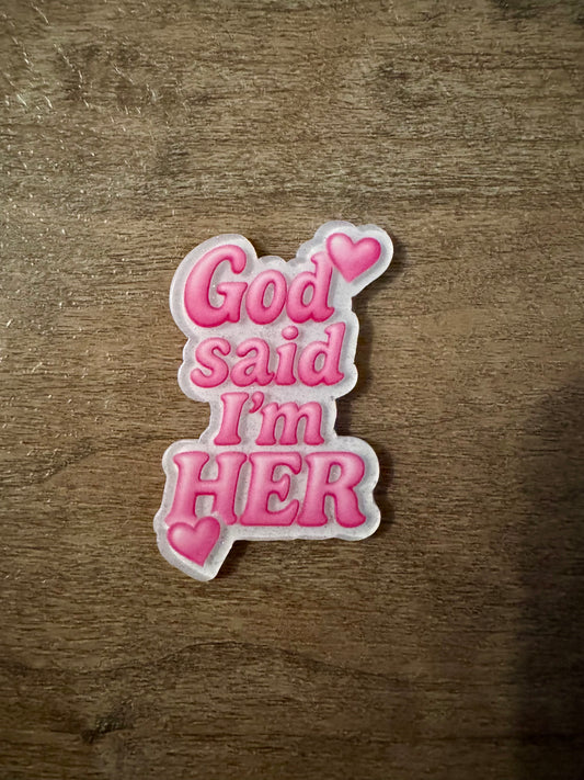 God said I’m her badge reel