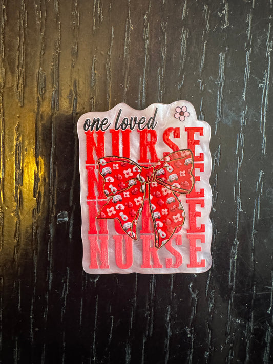 One loved Nurse badge reel