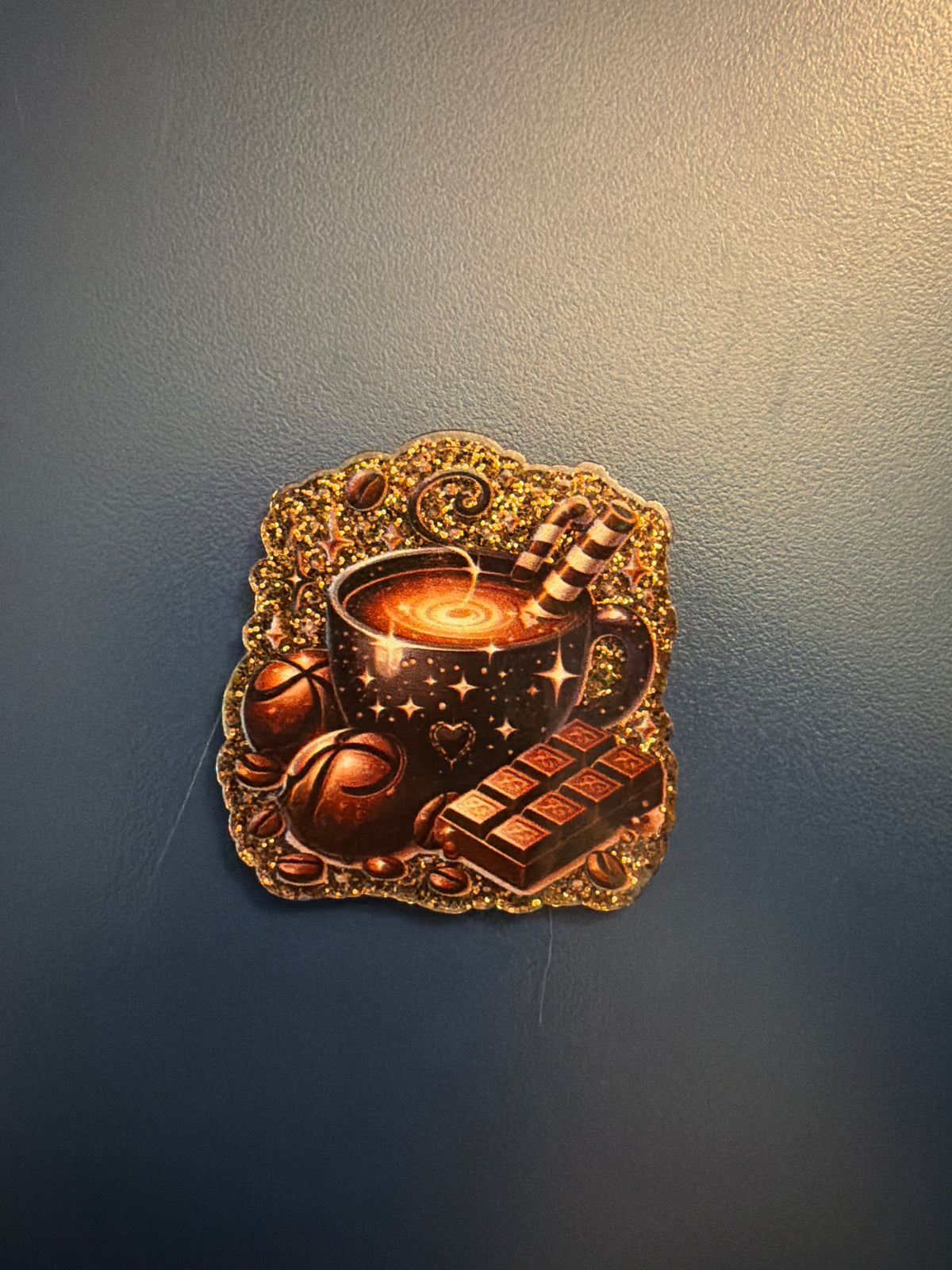 Coffee badge reel