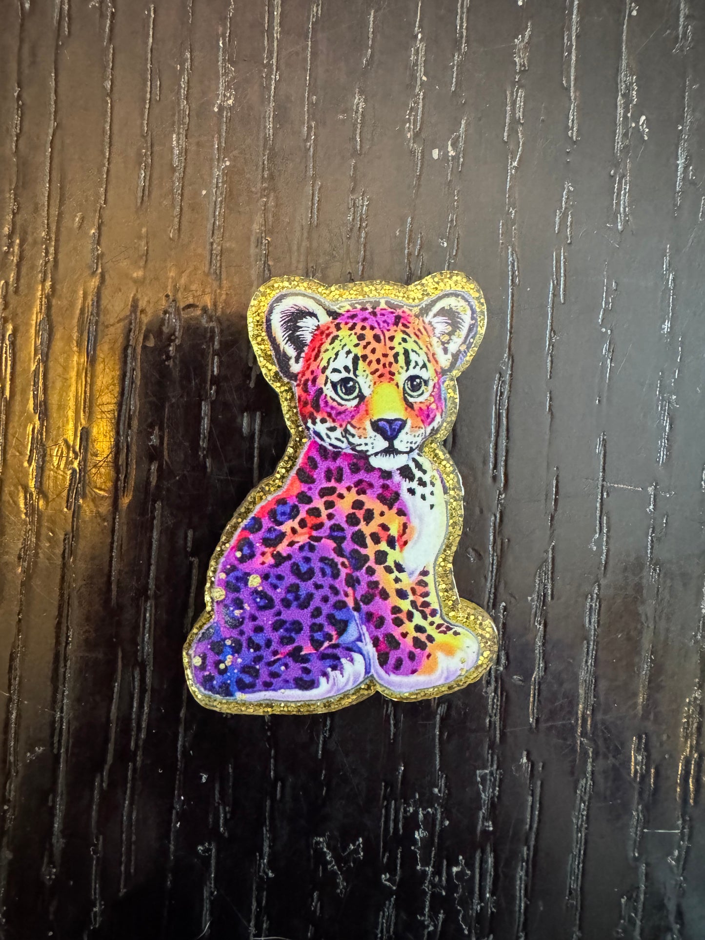 Lisa Frank tiger badge reel