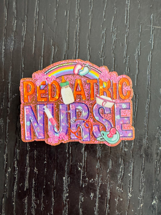Pediatric Nurse badge reel