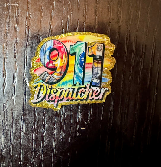 911 dispatcher badge reel