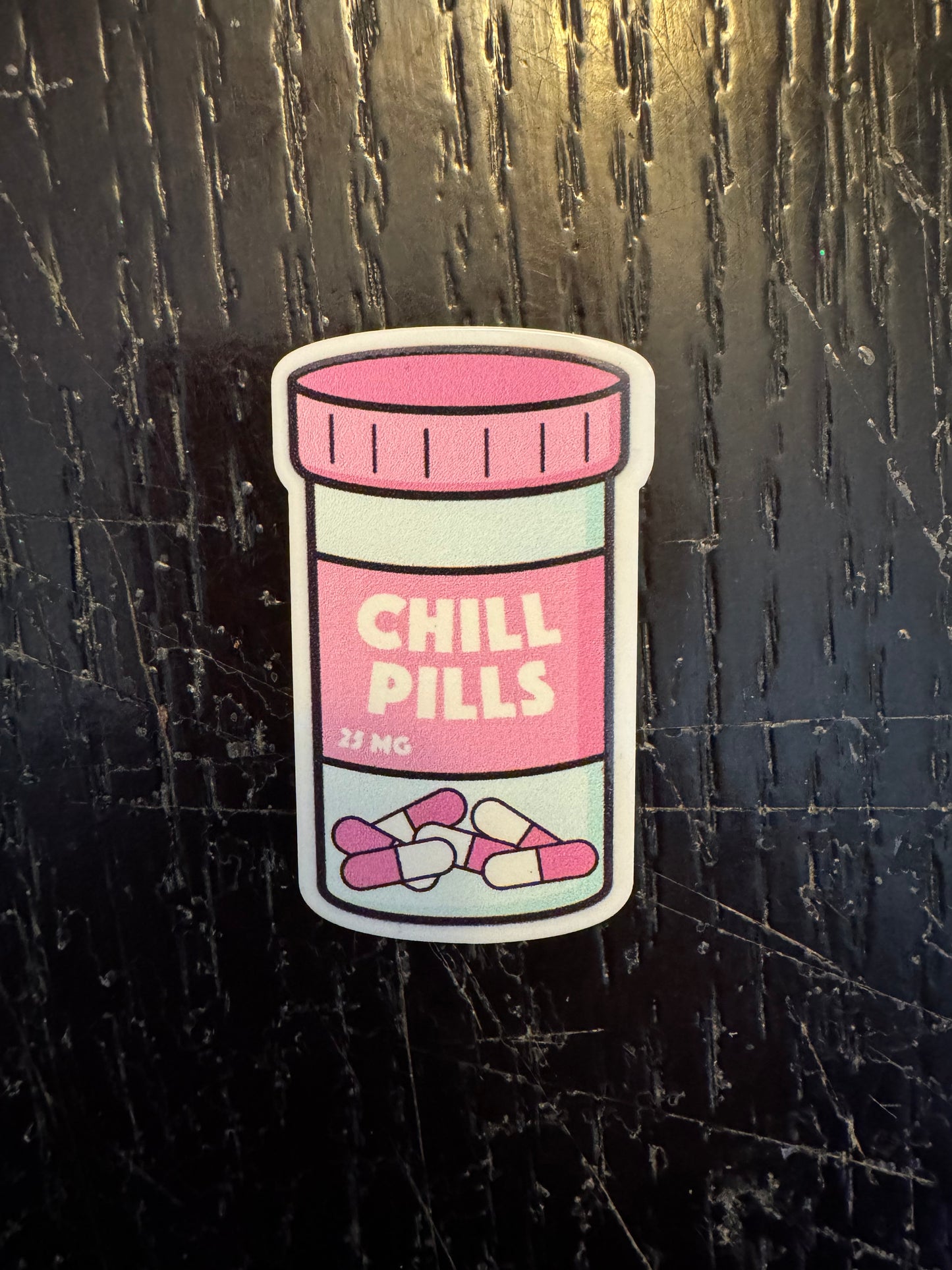 Chill pills badge reel