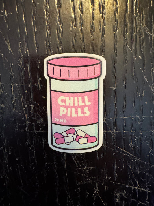 Chill pills badge reel