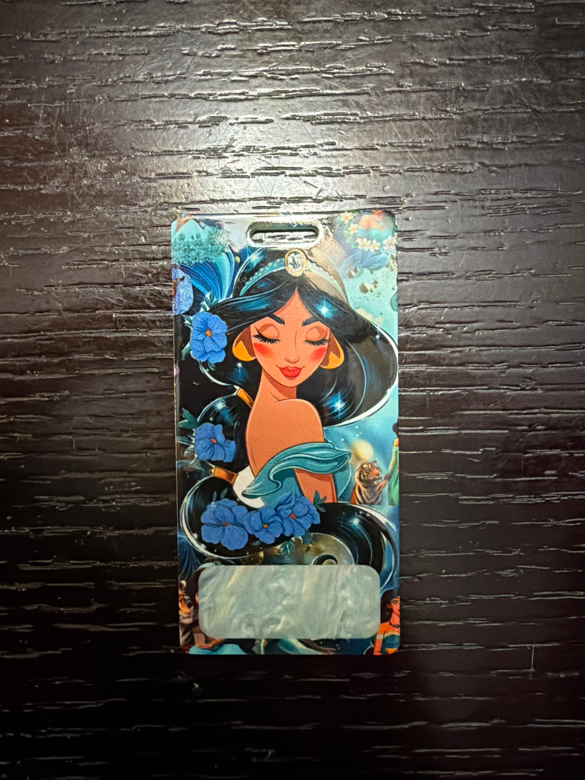 Princess Jasmine vertical badge buddy