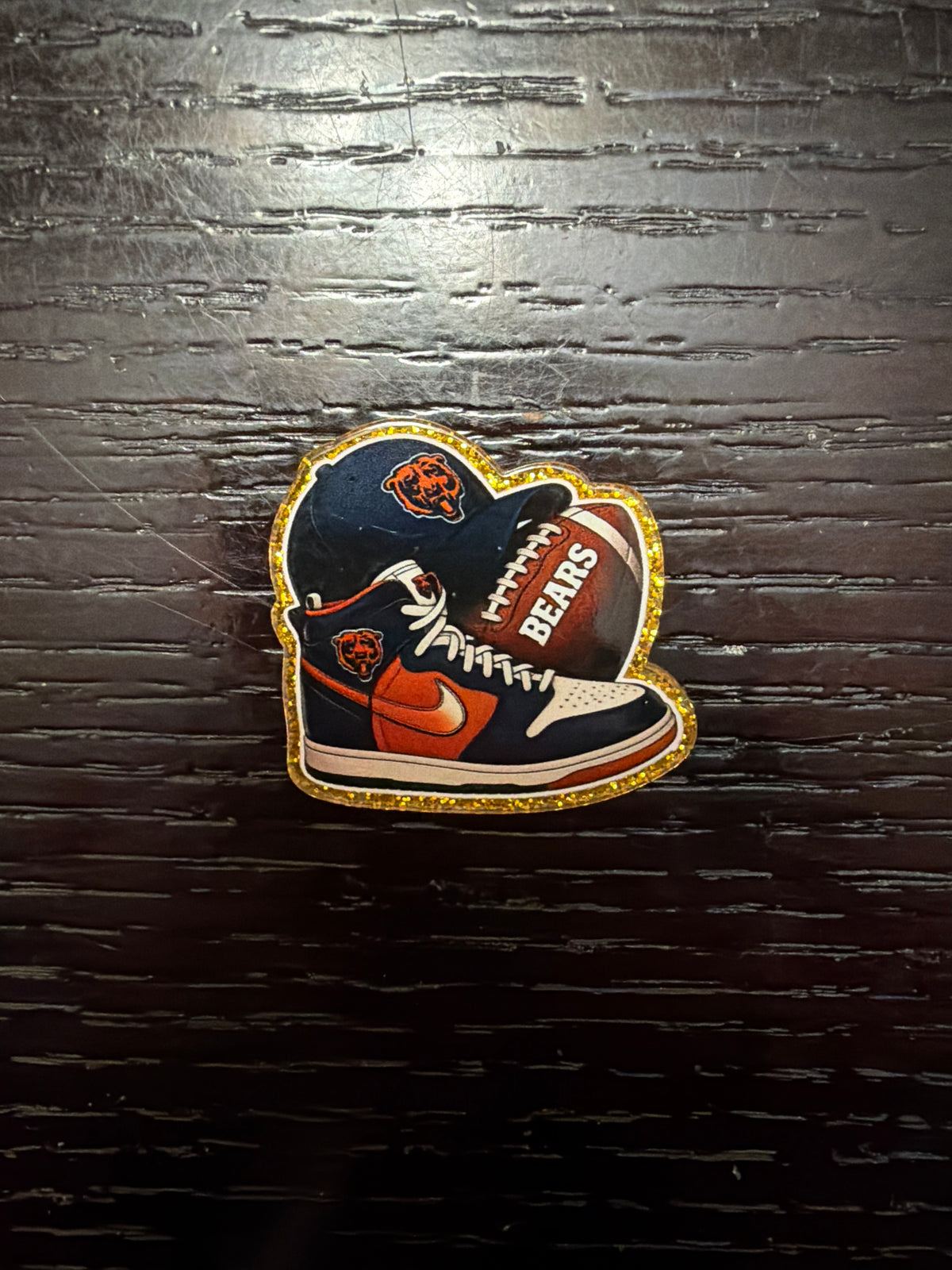 Bears badge reel