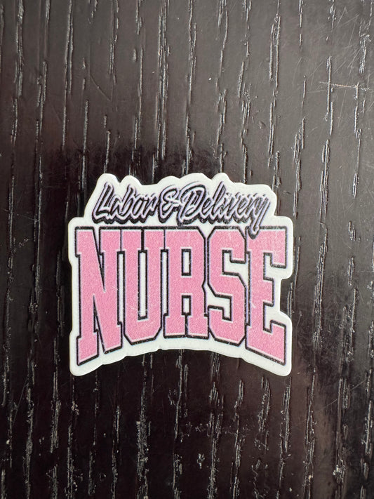 Labor & Delivery nurse badge reel