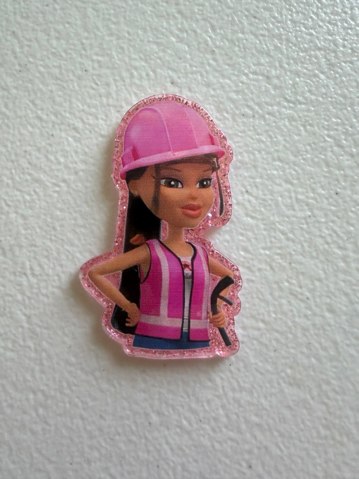 Bratz Construction badge reel