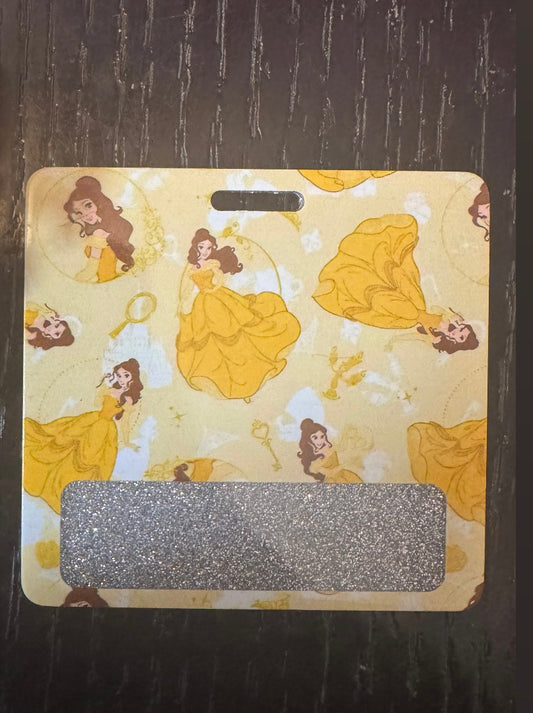 Princess Belle badge buddy