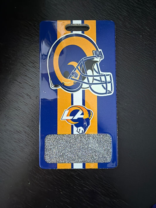 Rams vertical badge buddy