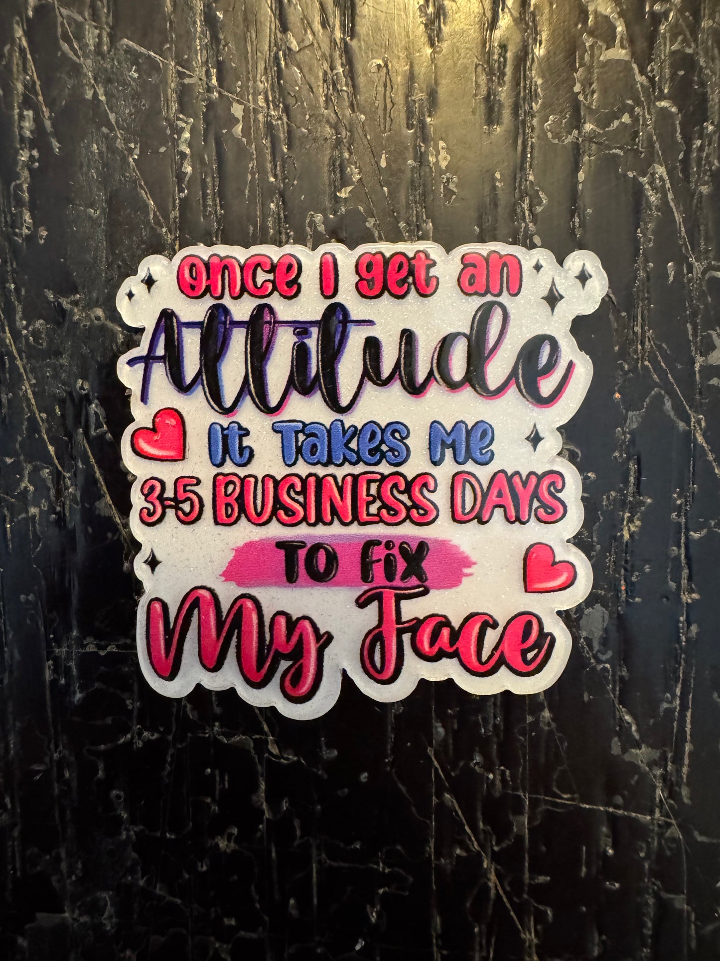 Attitude badge reel