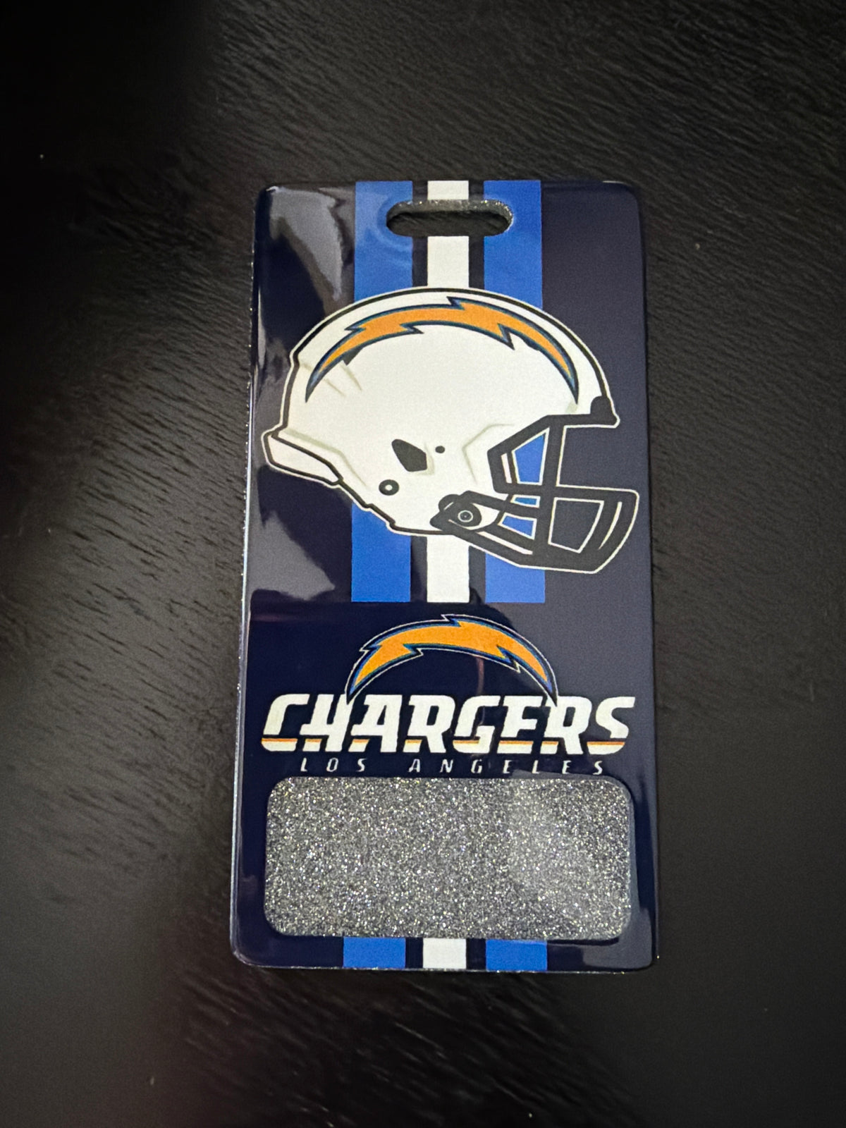 Chargers vertical badge buddy