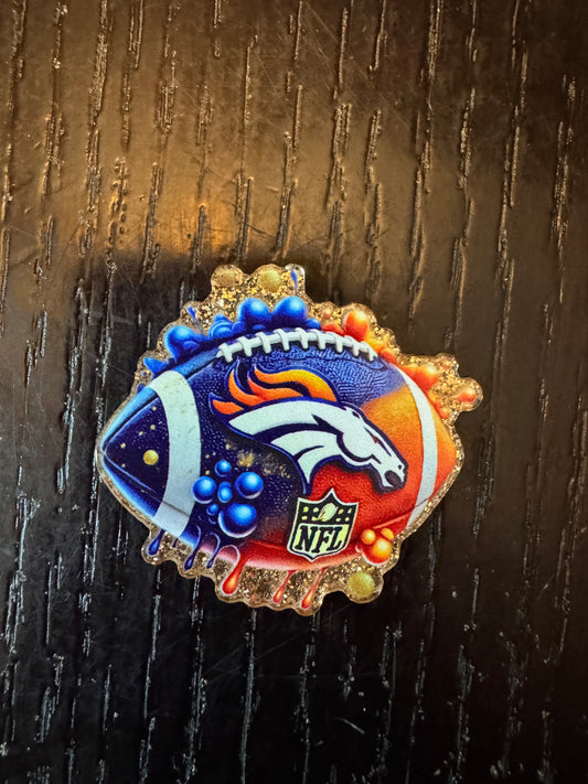 Broncos badge reel