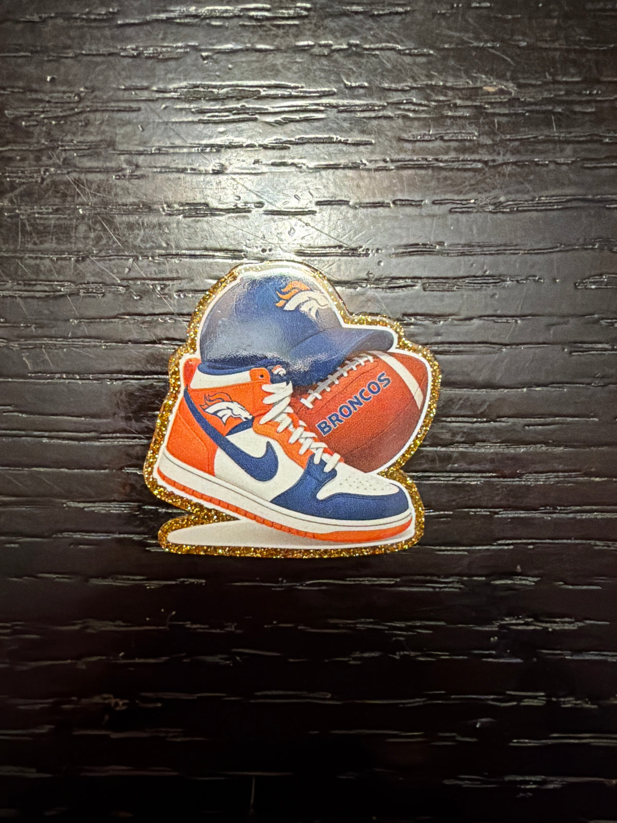 Broncos badge reel