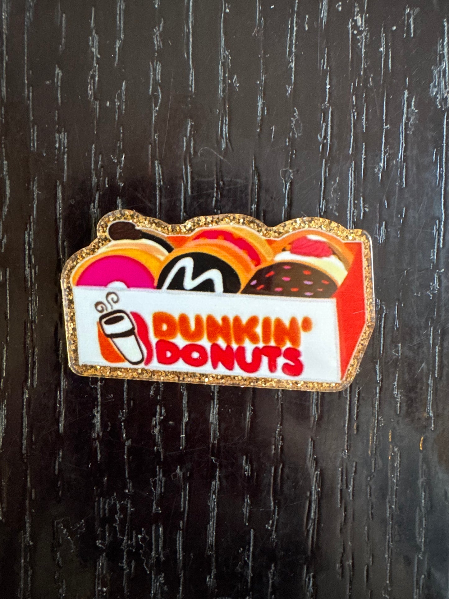 Dunkin’ Donuts badge reel
