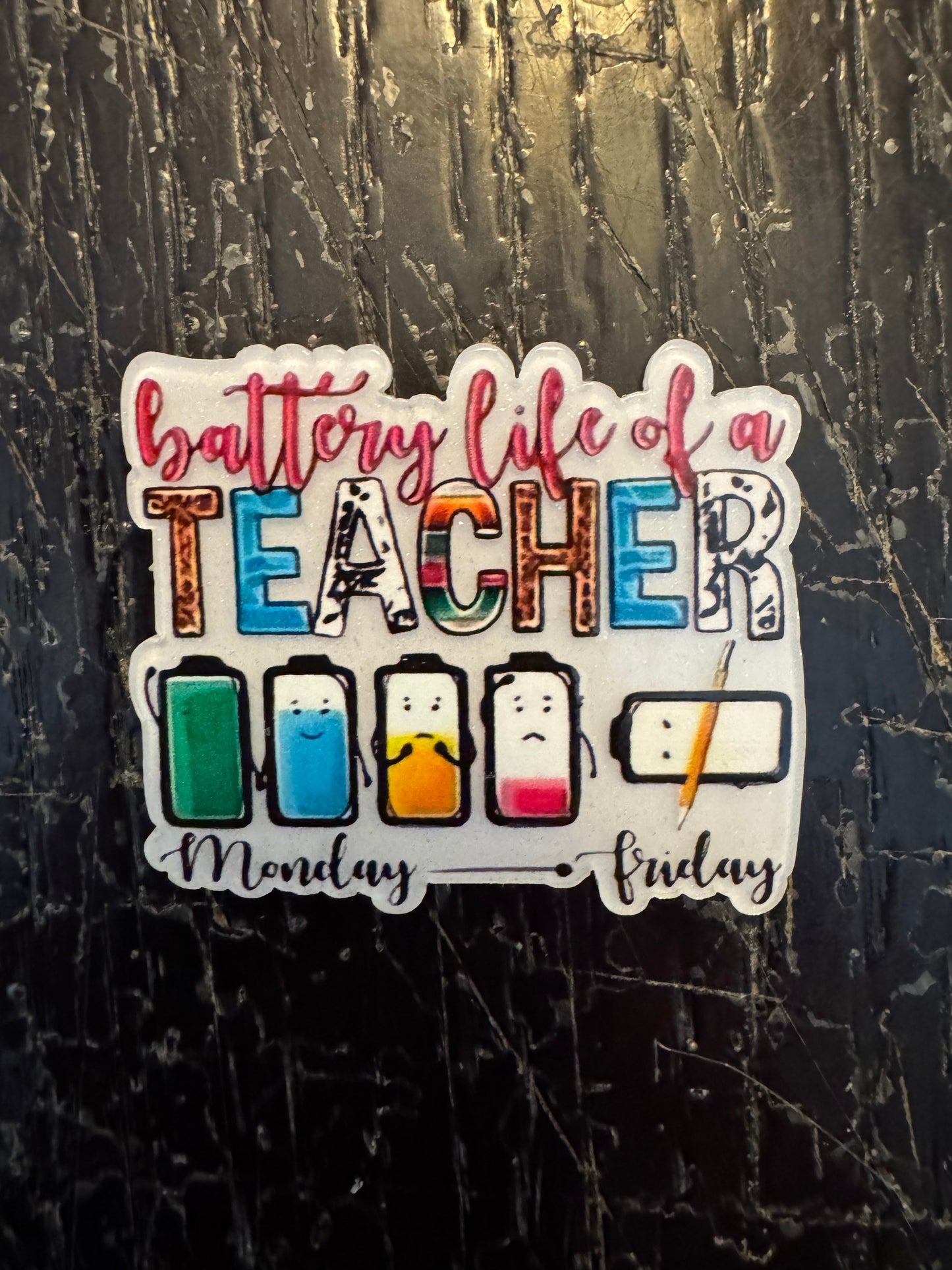 Teacher badge reel