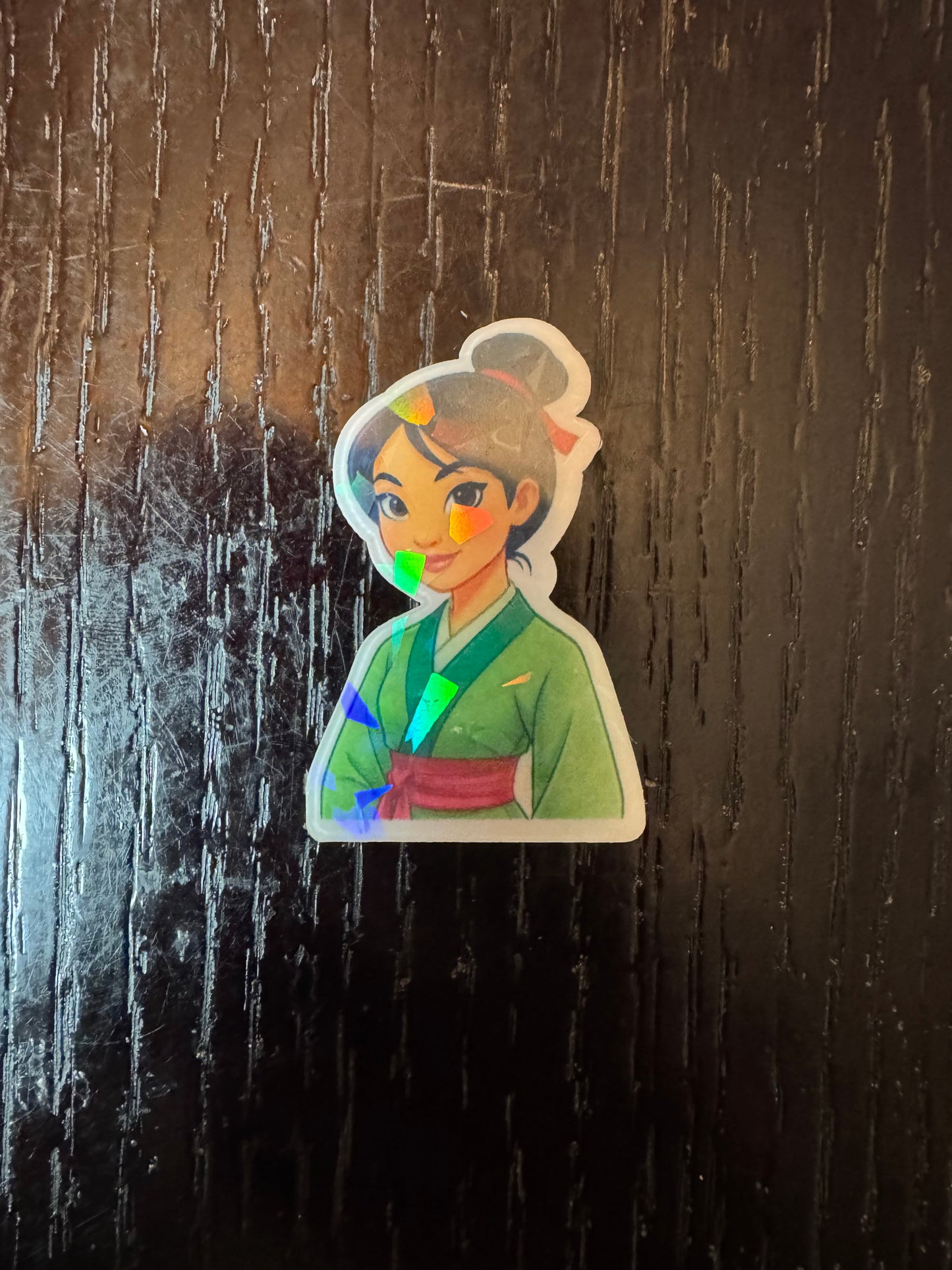 Mulan holographic badge reel