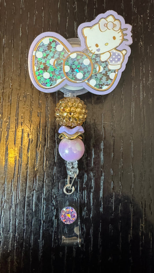 Hello Kitty Shaker badge reel
