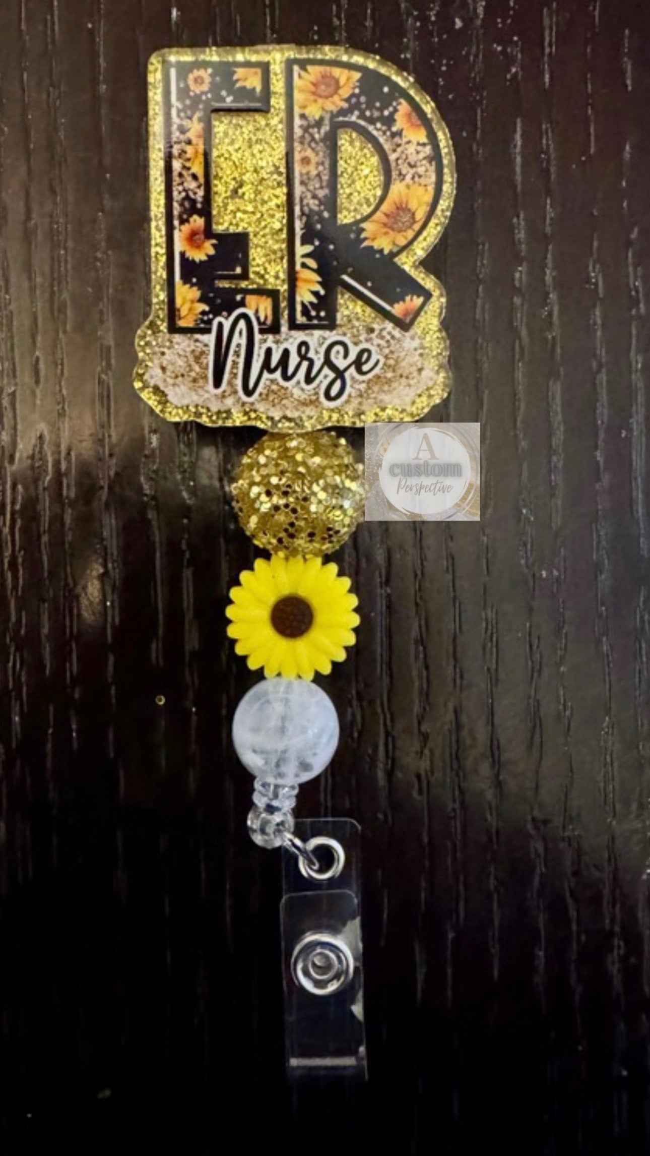 ER Nurse badge reel