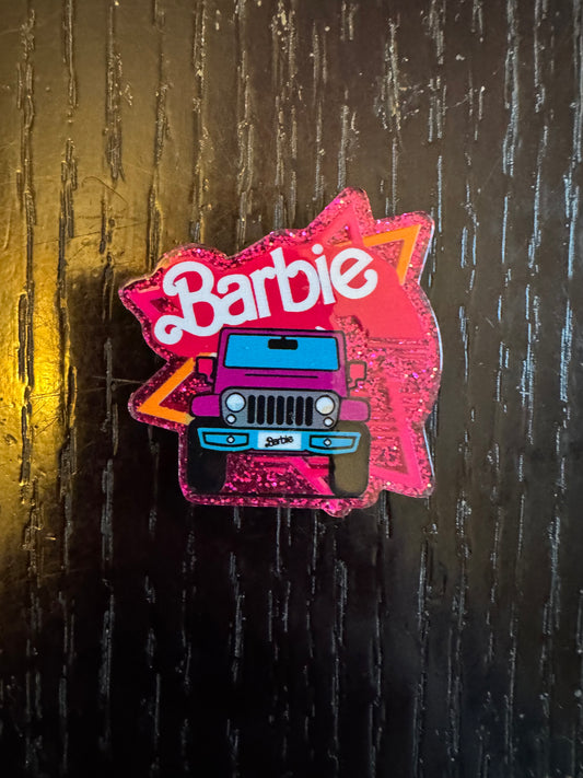 Barbie badge reel