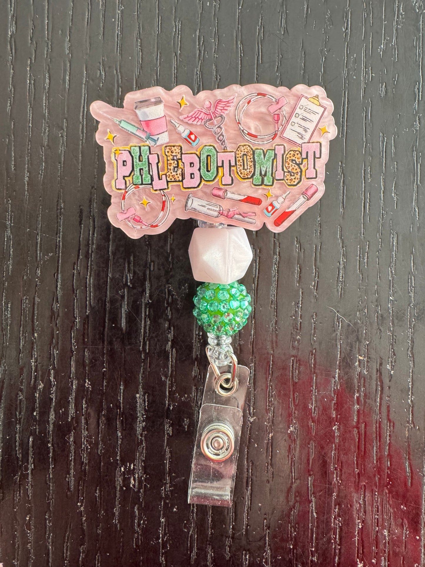 Phlebotomist badge reel