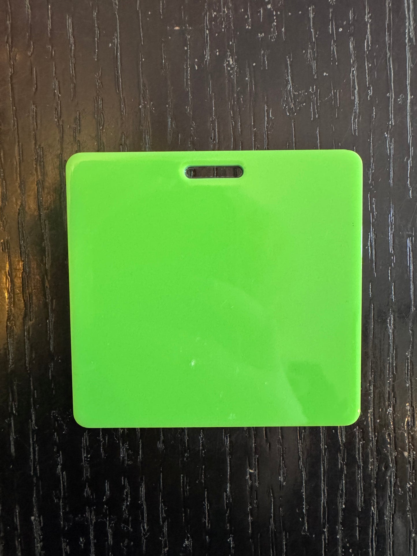 Blank green badge buddy