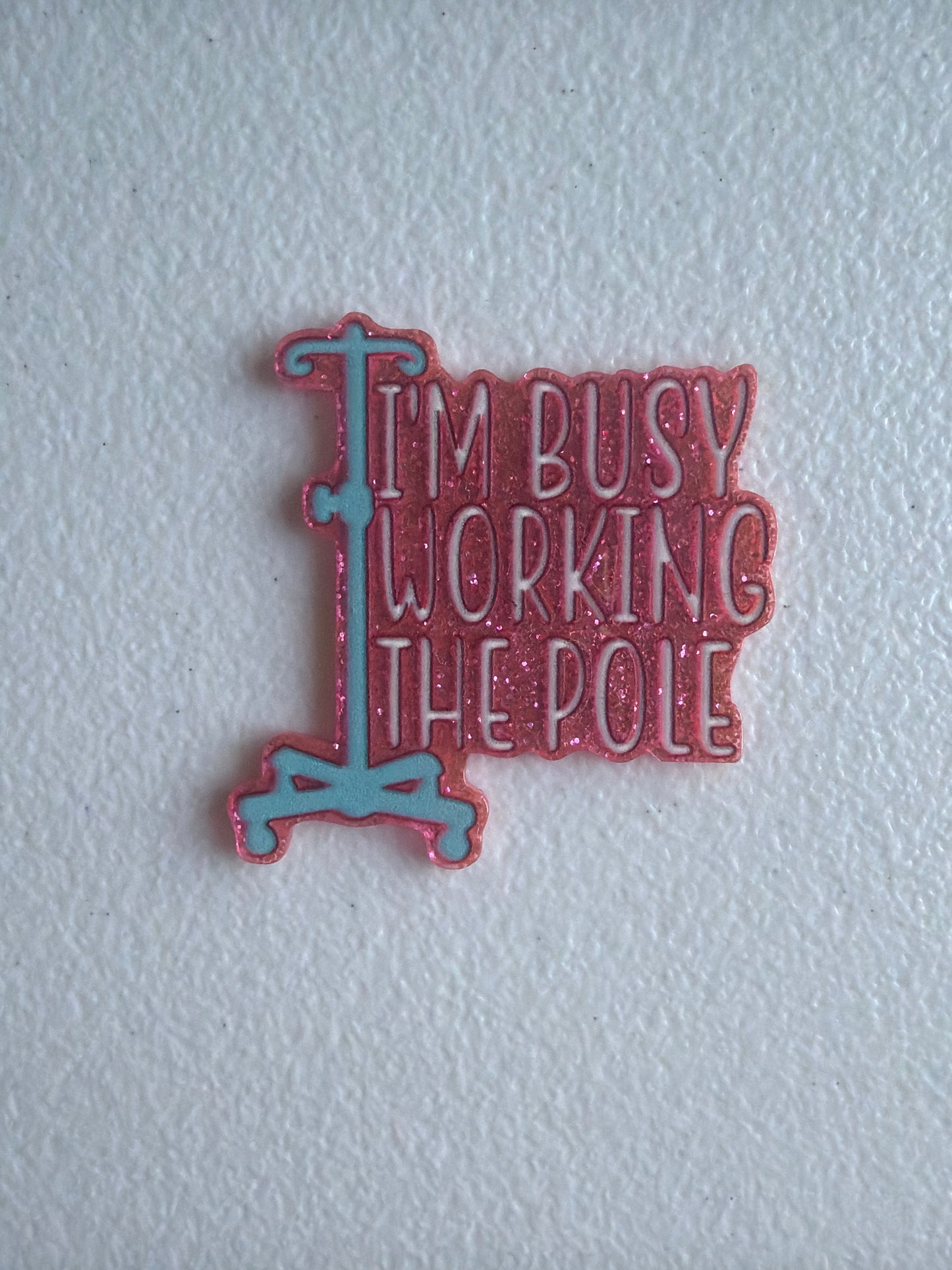 I’m busy working the pole badge reel