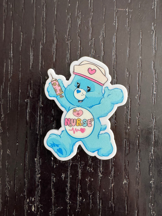 Care bear nurse badge reel