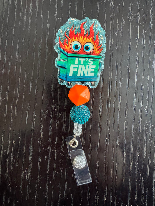It’s fine badge reel