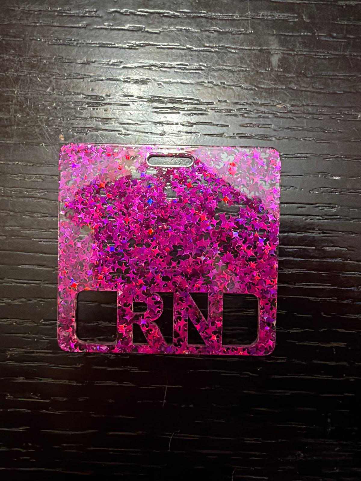 RN badge buddy (purple stars)