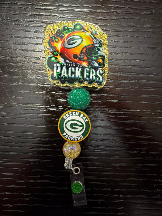 Packers badge reel