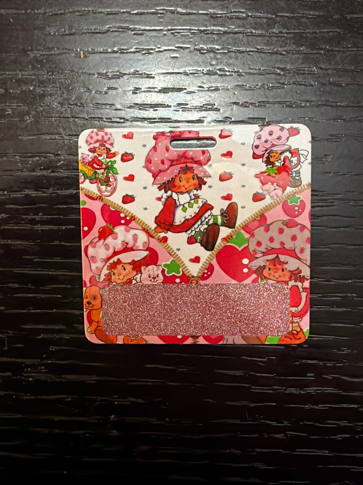 Strawberry shortcake badge buddy