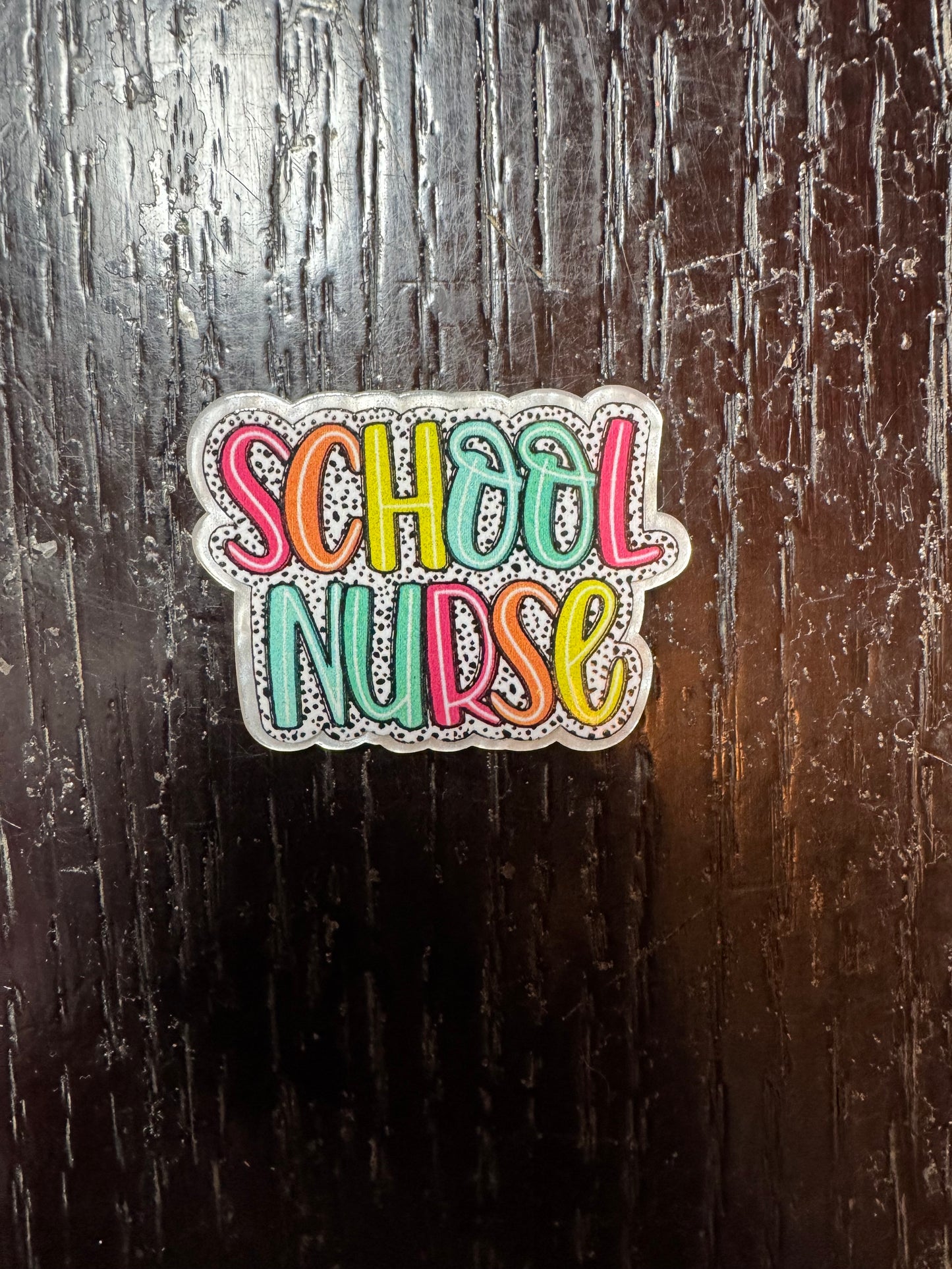 School nurse badge reel