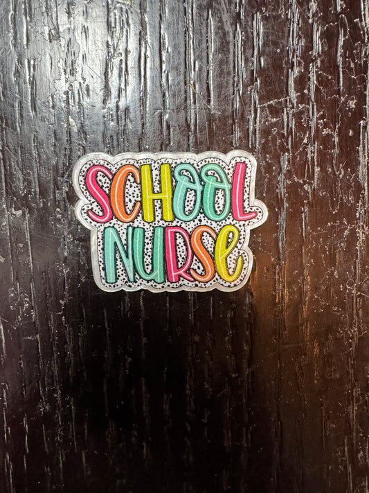 School nurse badge reel