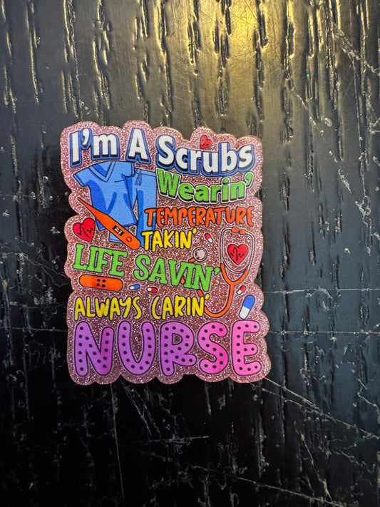 Nurse badge reel