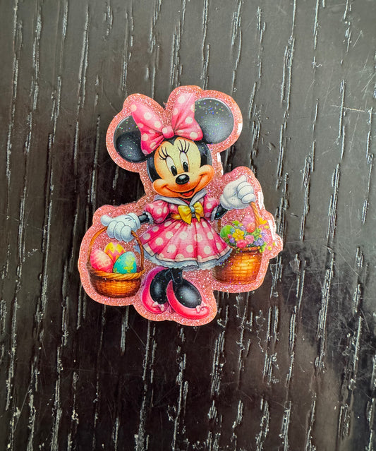 Minnie Easter badge reel