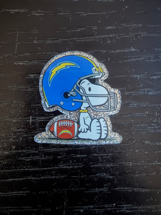 Chargers badge reel
