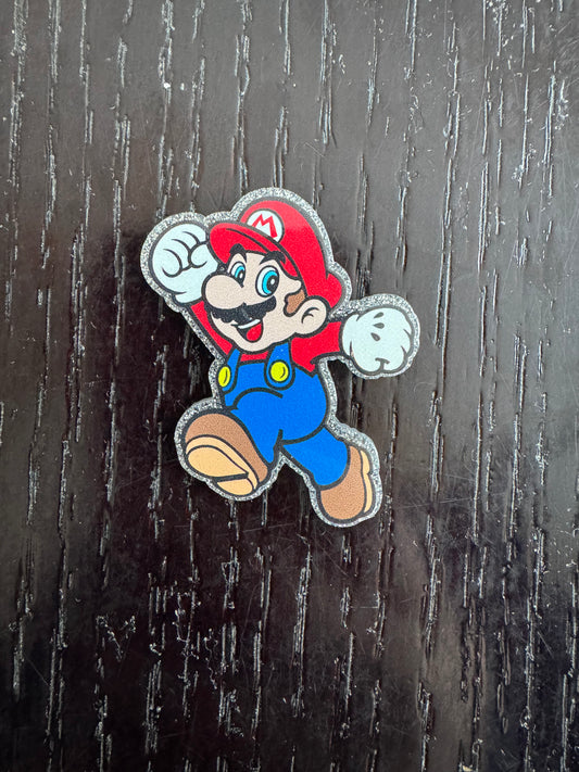 Super Mario badge reel